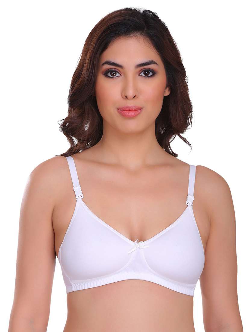 women pack of 2 solid t-shirt bra - 21141387 -  Standard Image - 1