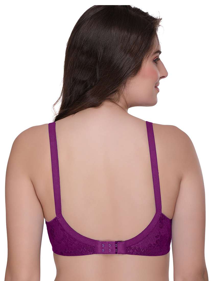 women pack of 2 self-designed regular bra - 21141485 -  Standard Image - 4