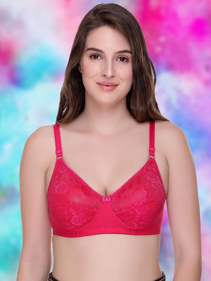 women pack of 2 self-designed regular bra - 21141499 -  Standard Image - 4