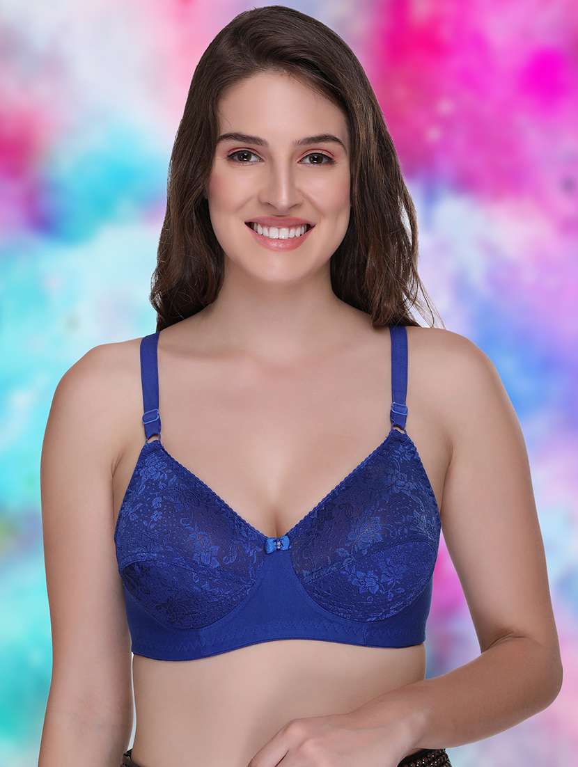 women pack of 2 self-designed regular bra - 21141507 -  Standard Image - 4