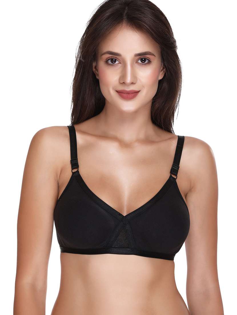 women pack of 2 solid bra - 21141952 -  Standard Image - 1