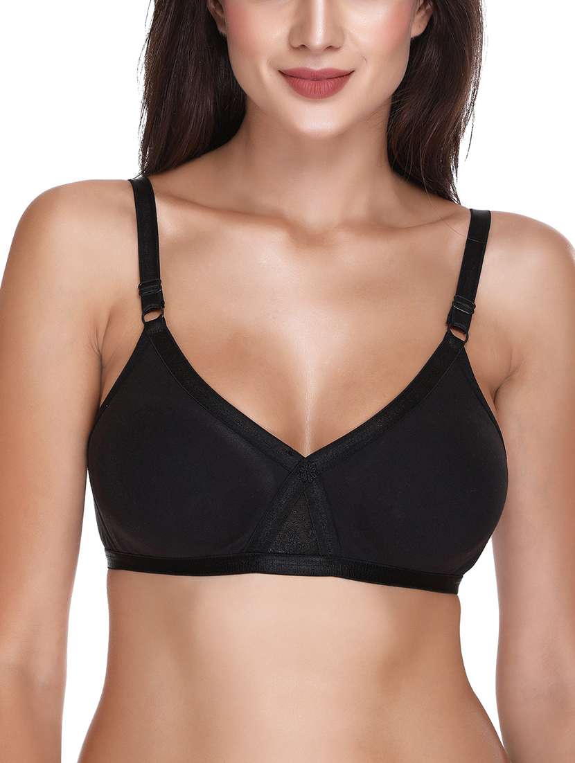 women pack of 2 solid bra - 21141952 -  Standard Image - 4