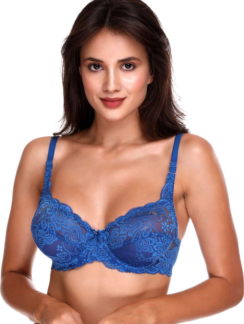 women pack of 2 self-designed regular bra - 21142133 -  Standard Image - 1
