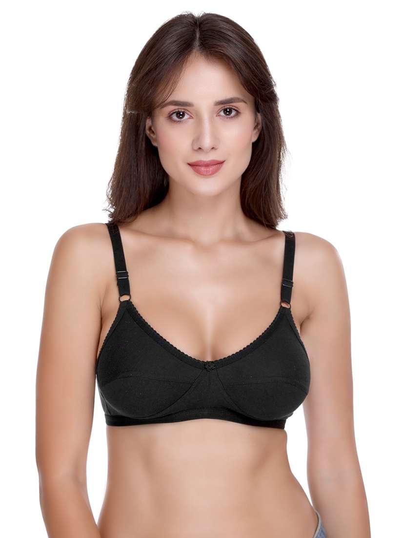women pack of 2 solid bra - 21142146 -  Standard Image - 1