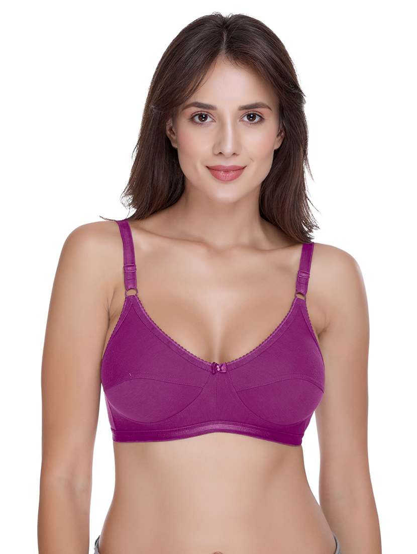 women pack of 2 solid bra - 21142154 -  Standard Image - 1