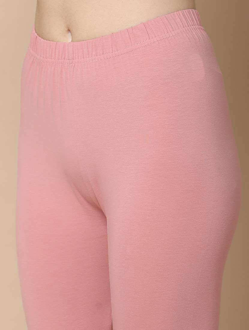 women pink cotton leggings - 21142455 -  Standard Image - 6