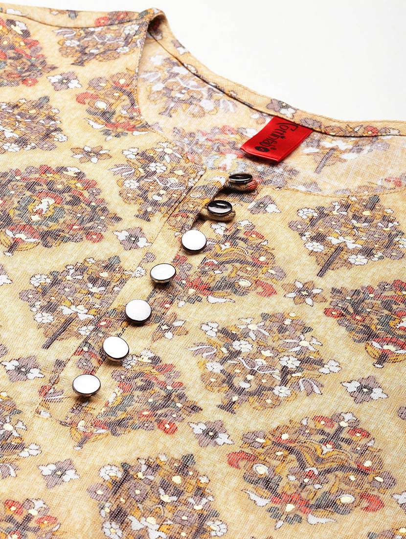 orange floral printed top - 21142504 -  Standard Image - 4