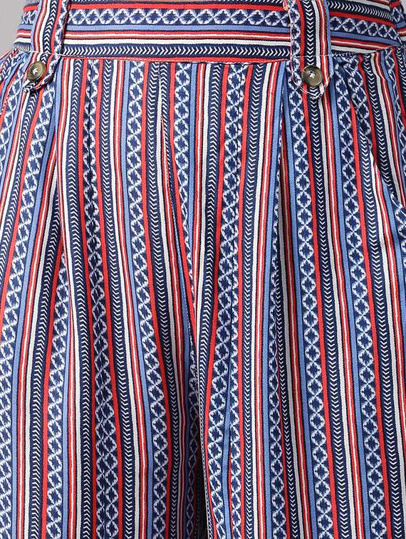 multi coloured printed culottes - 21142613 -  Standard Image - 4