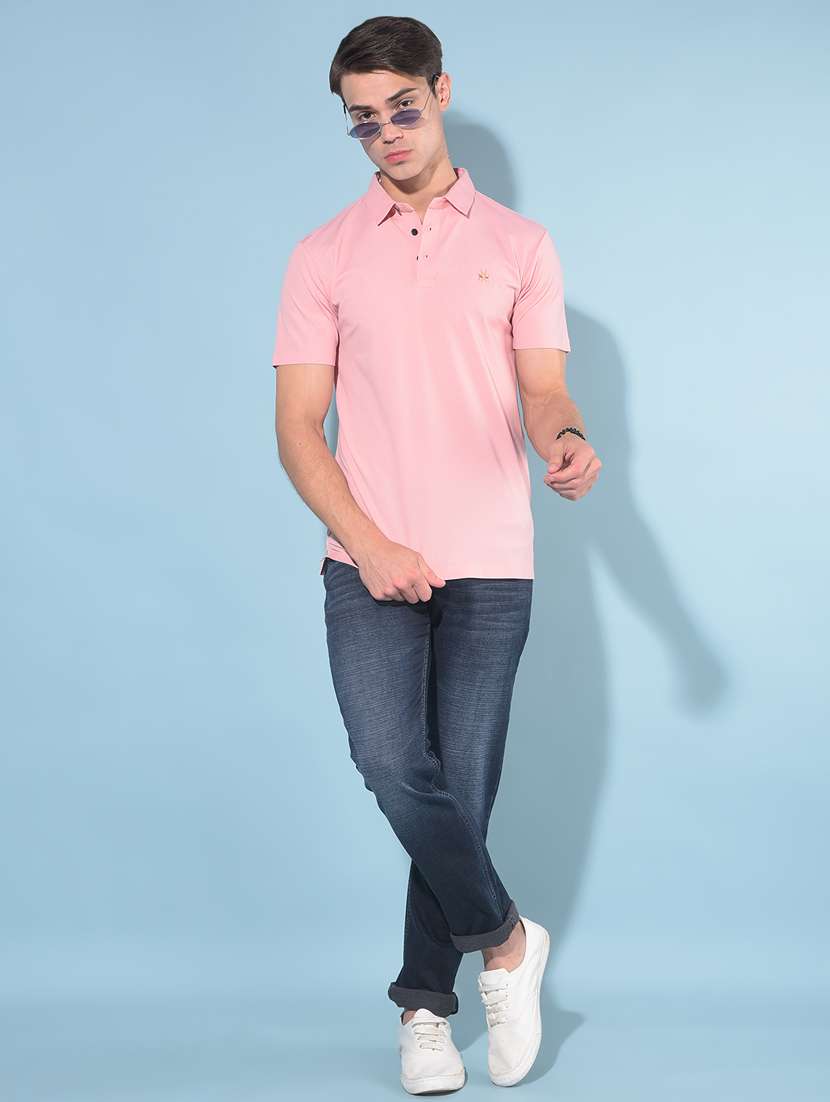 solid blue slim fit jeans - 21142626 -  Standard Image - 4