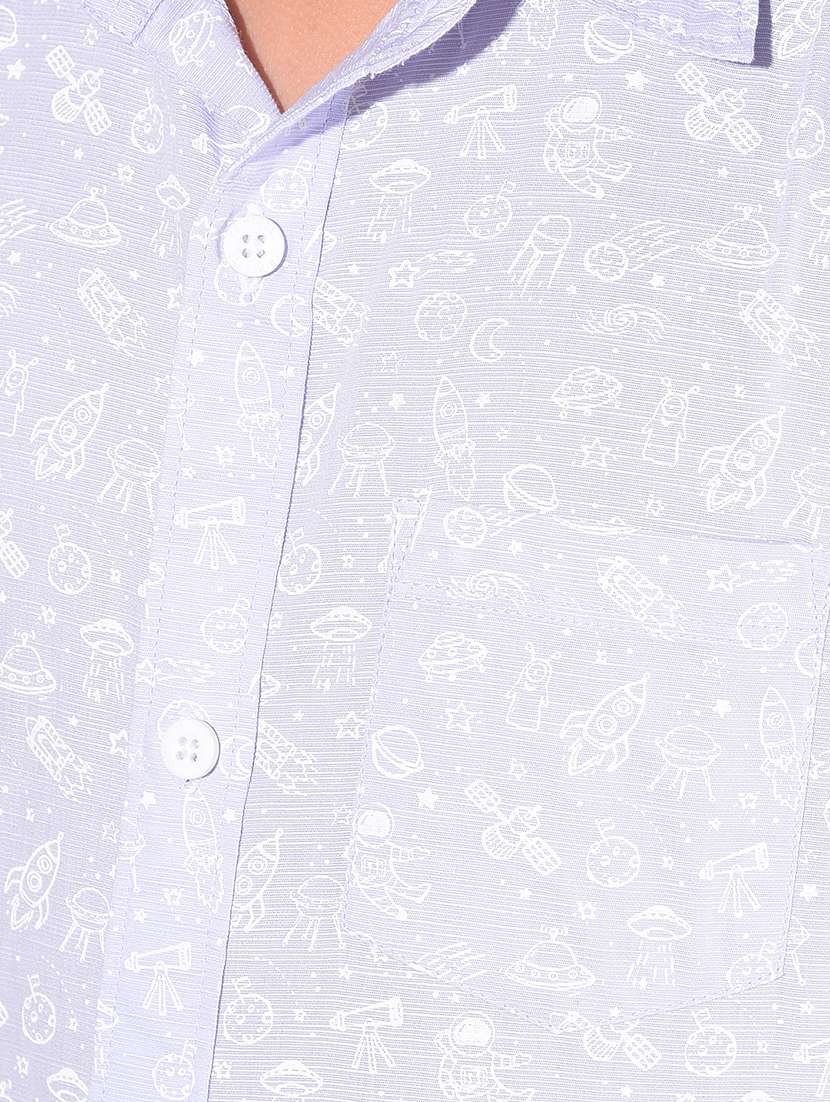 lavender cotton shirt - 21142836 -  Standard Image - 4