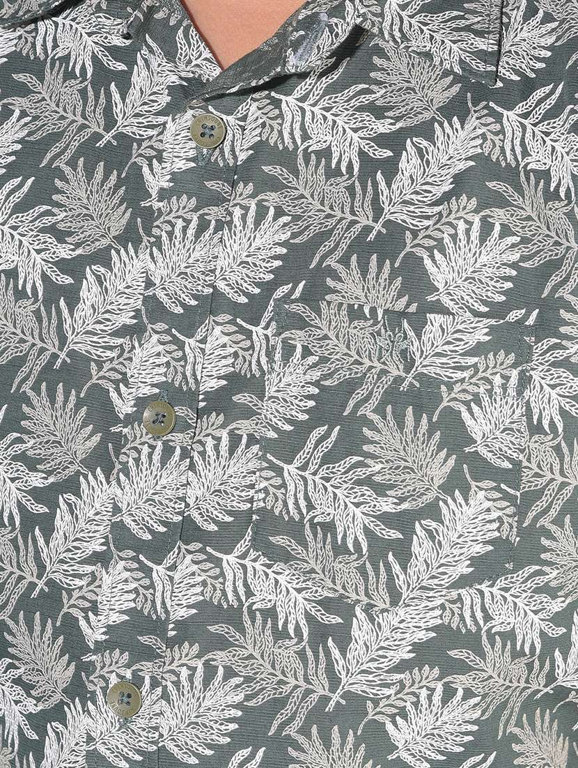 olive cotton shirt - 21142837 -  Standard Image - 4