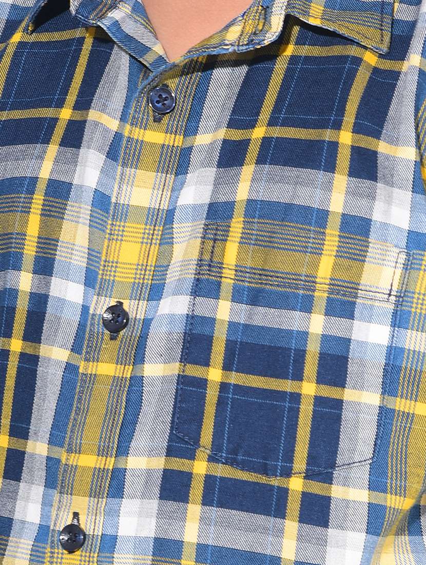 boys checkered cotton shirt - 21142846 -  Standard Image - 4