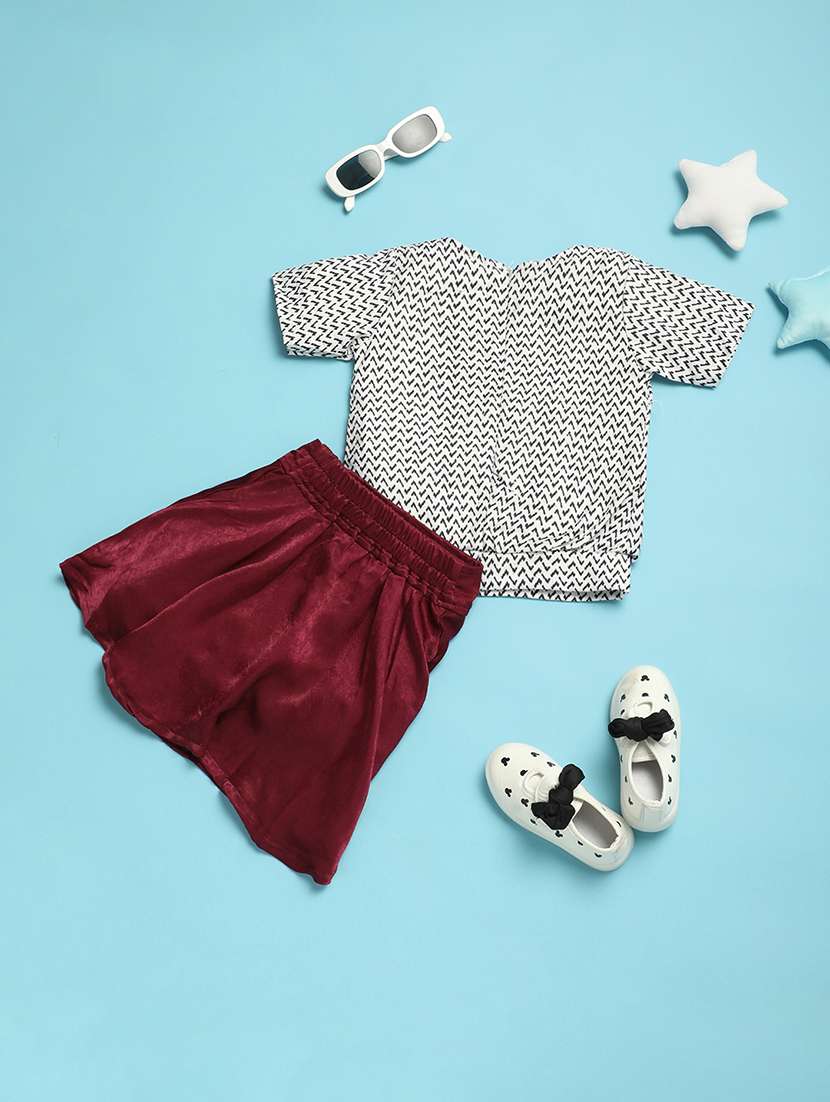 girls off white printed skirt top - 21143423 -  Standard Image - 1