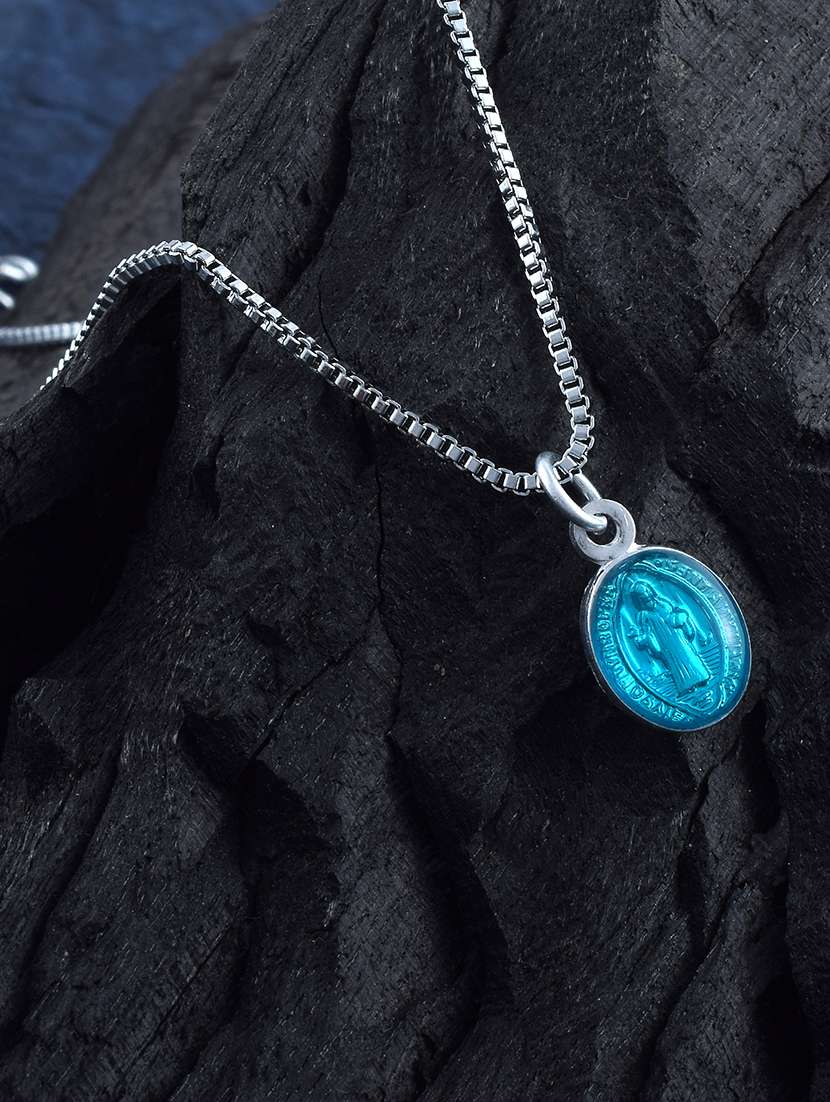 blue metal pendant - 21143550 -  Standard Image - 1