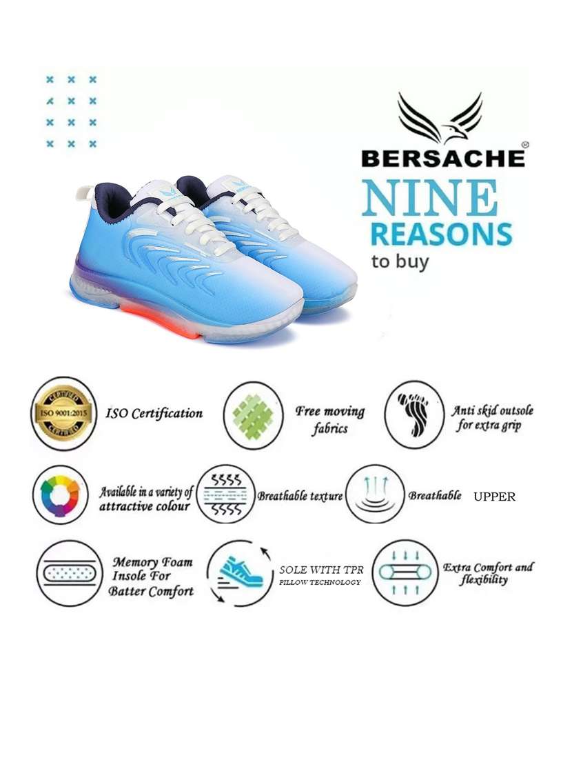 blue lace up sports shoes - 21143553 -  Standard Image - 4