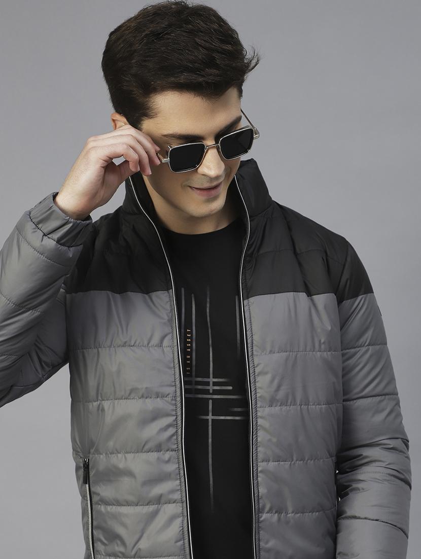 men color block quilted jacket - 21143609 - Standard Image - 4