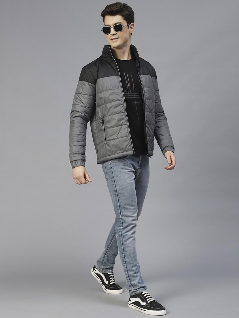 men color block quilted jacket - 21143609 - Standard Image - 6