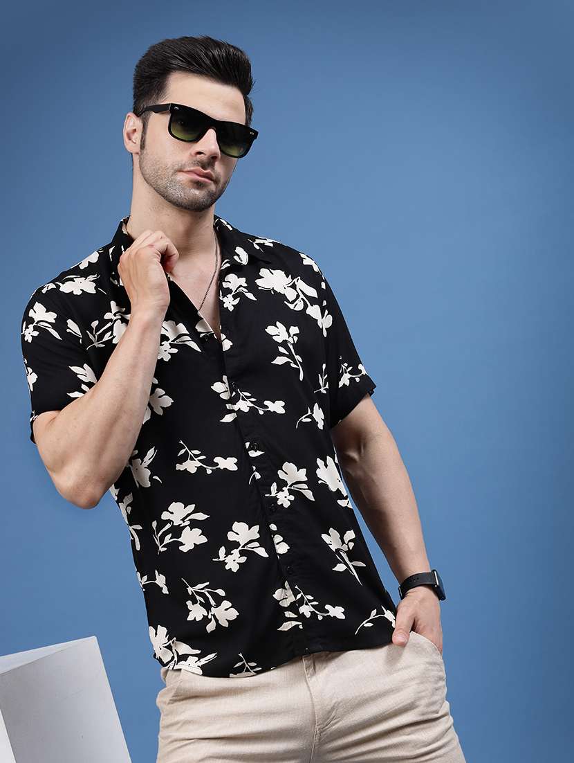 men printed casual shirt - 21143629 - Standard Image - 4