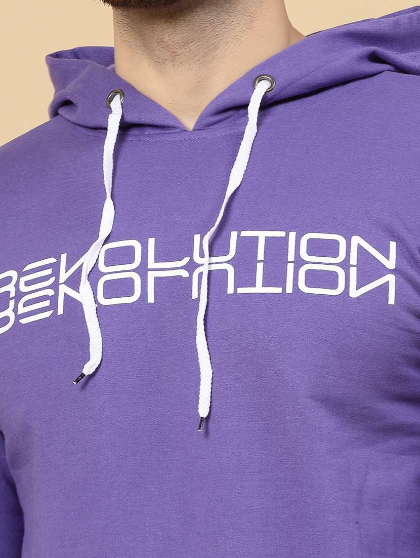 men printed hood neck sweatshirt - 21143693 - Standard Image - 6