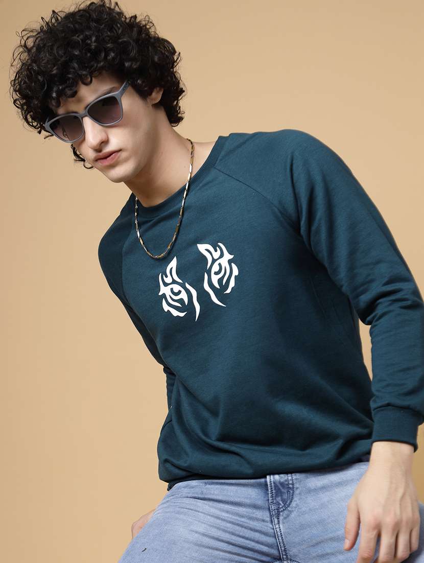 men long sleeves front & back print sweatshirt - 21143722 - Standard Image - 4
