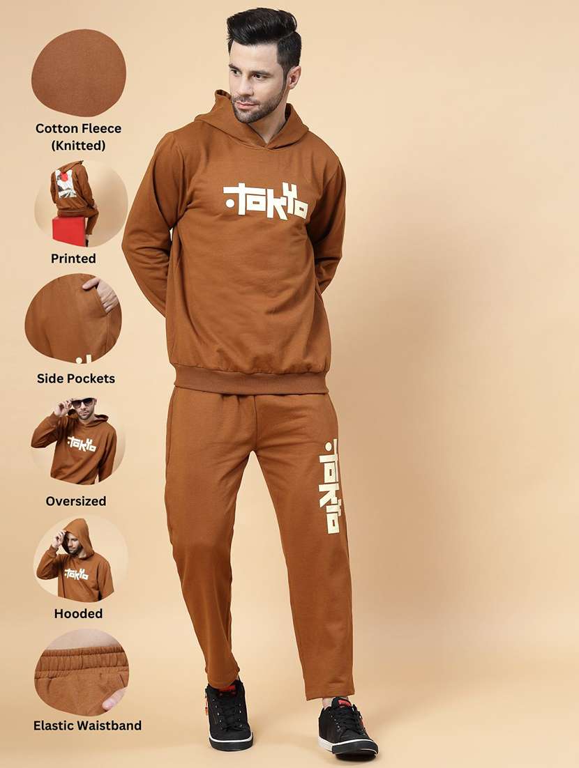 men regular fit full length track suit - 21143747 -  Standard Image - 6