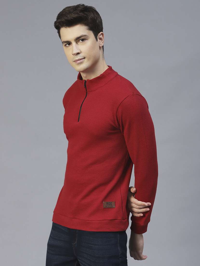 men solid long sleeves plain t-shirt - 21143767 -  Standard Image - 1