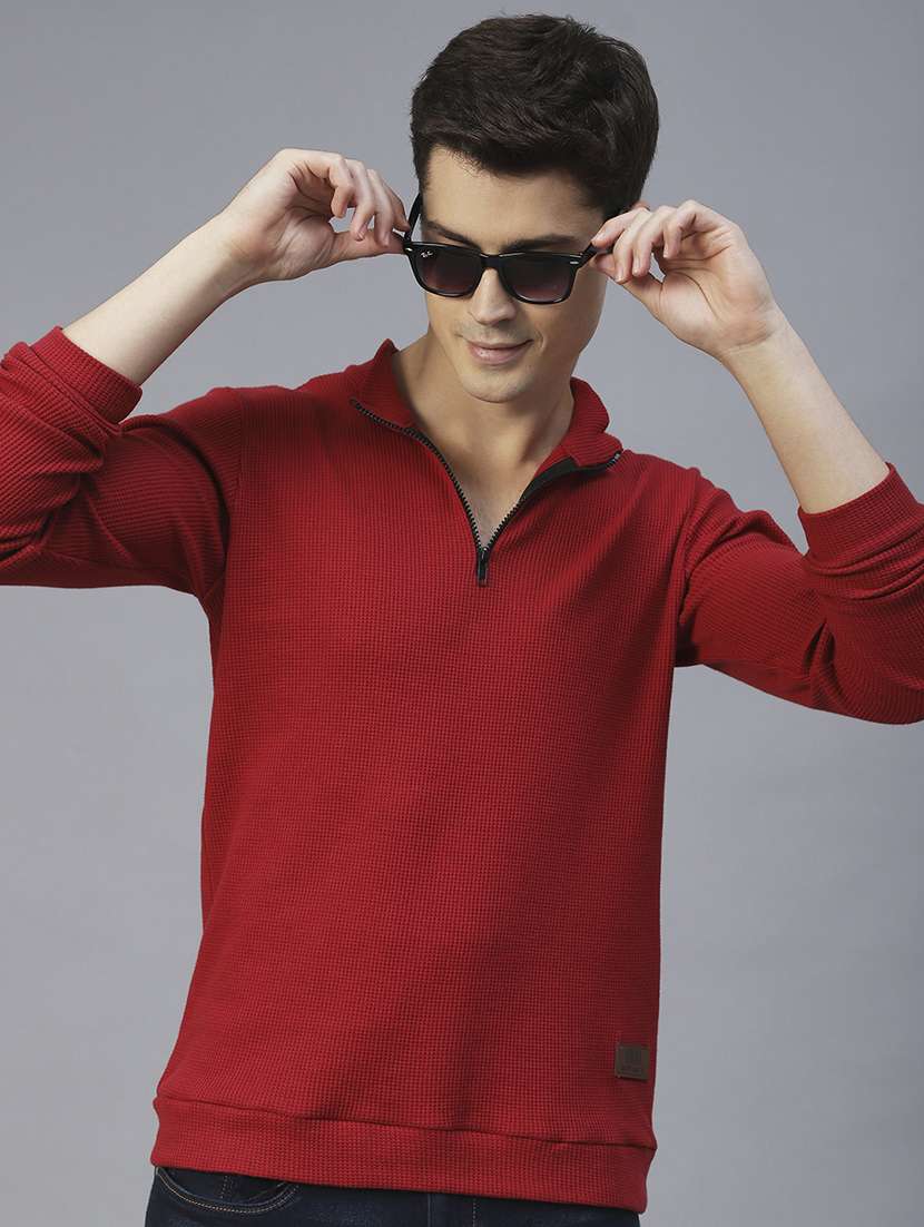 men solid long sleeves plain t-shirt - 21143767 -  Standard Image - 4