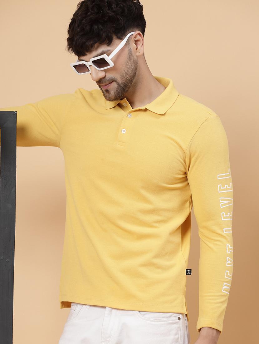 yellow cotton plain tshirt - 21143770 - Standard Image - 4