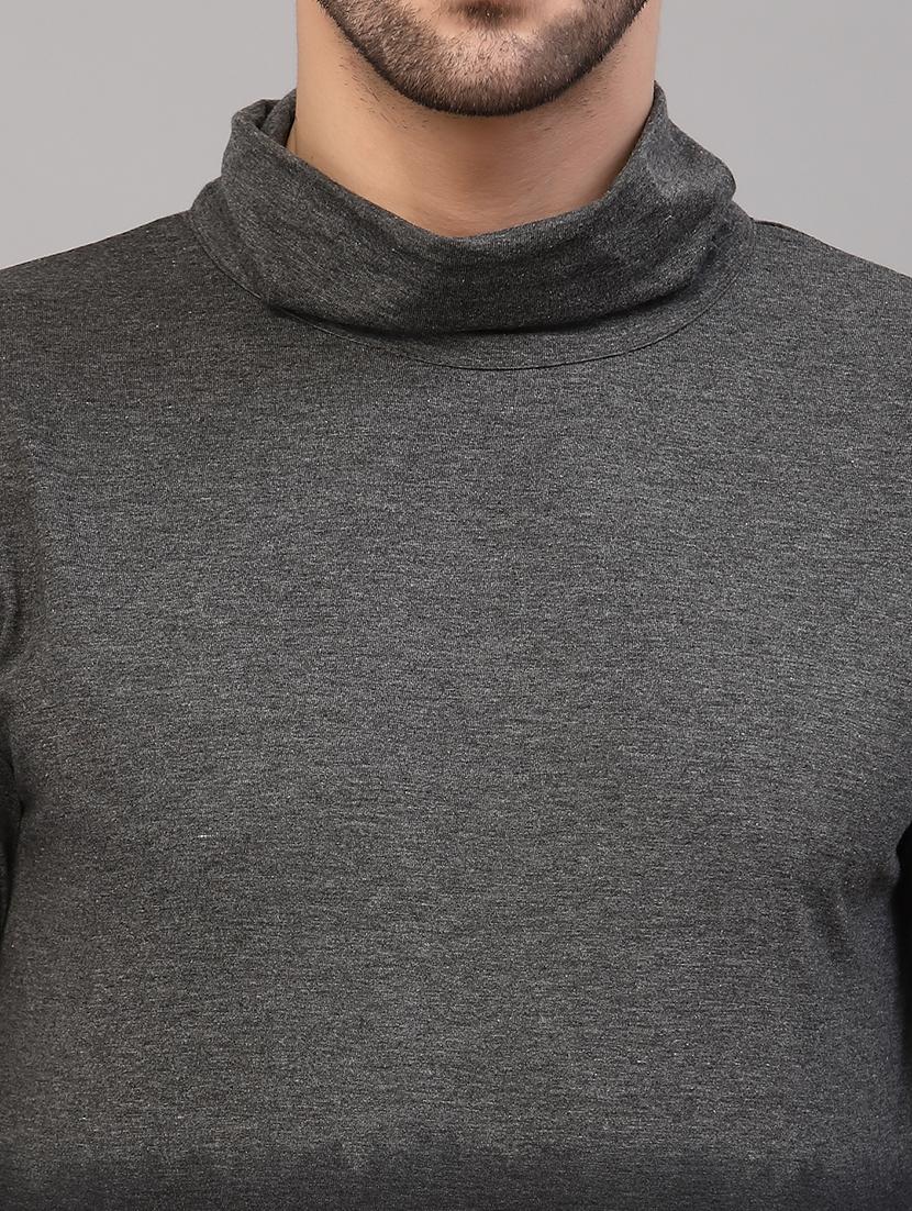 men high neck color block t-shirt - 21143789 - Standard Image - 6