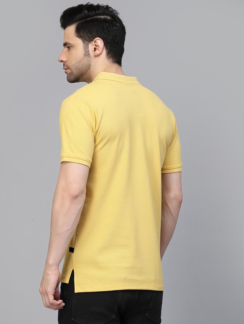 yellow cotton plain tshirt - 21143795 - Standard Image - 4