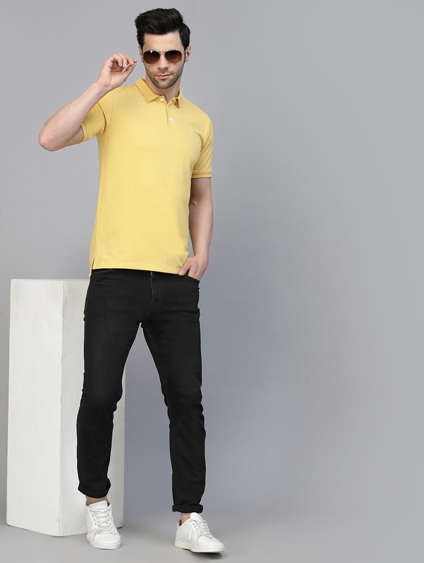 yellow cotton plain tshirt - 21143795 - Standard Image - 6