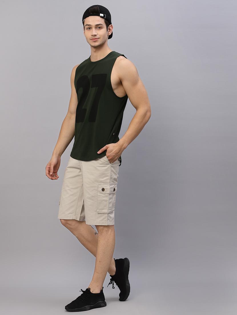 men printed sleeveless vest - 21143890 - Standard Image - 6