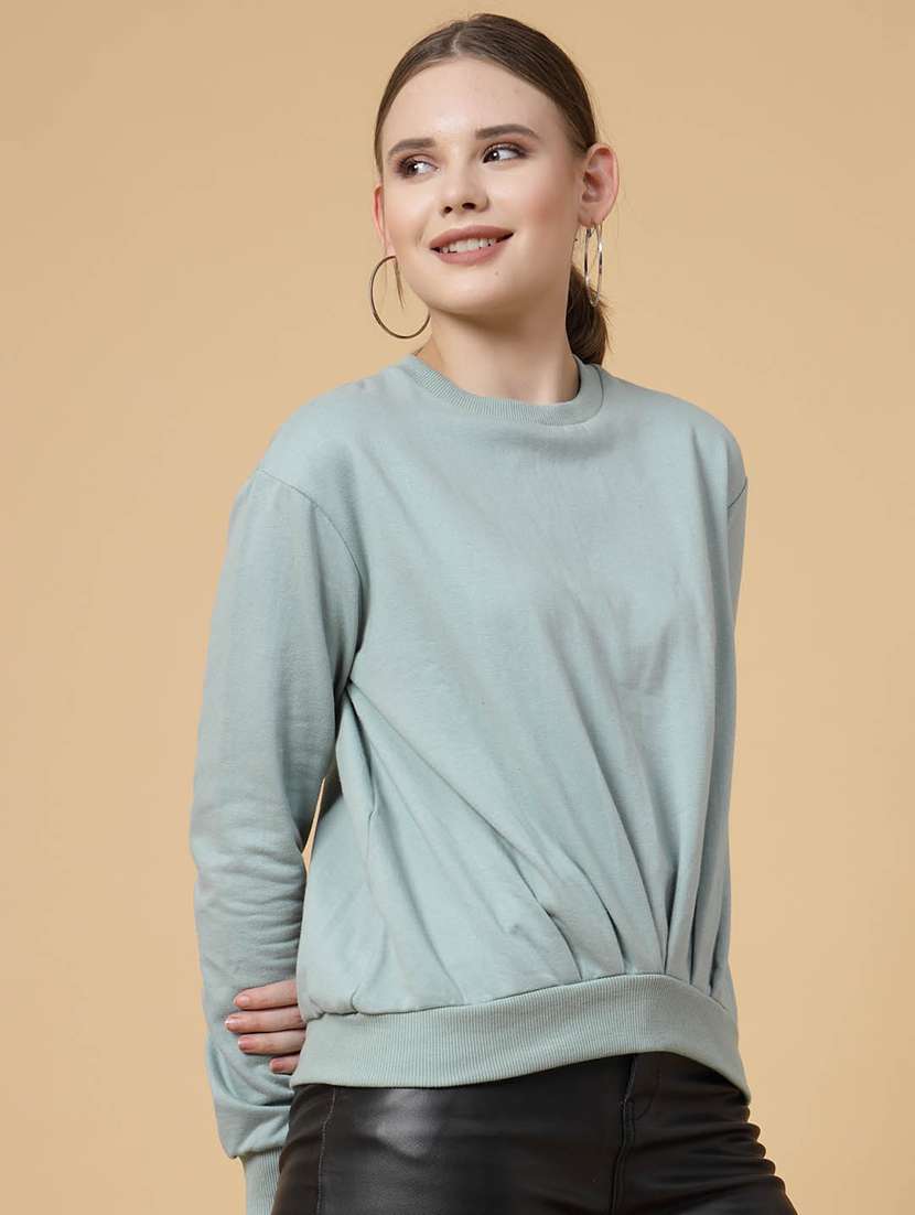 green back printed sweatshirt - 21144591 -  Standard Image - 1