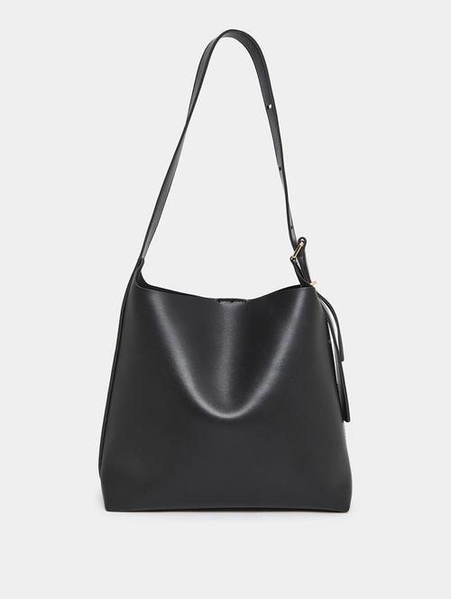 black solid handbag - 21145173 -  Standard Image - 0
