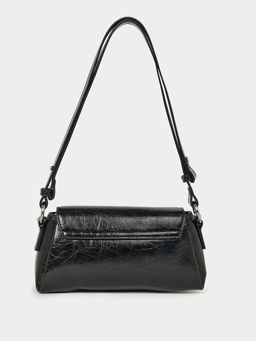 black textured handbag - 21145180 -  Standard Image - 1