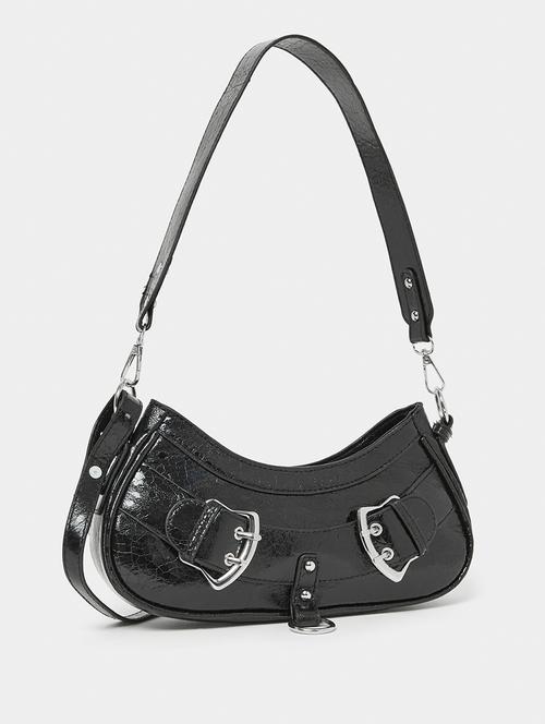 women textured leather handbag - 21145184 - Standard Image - 0