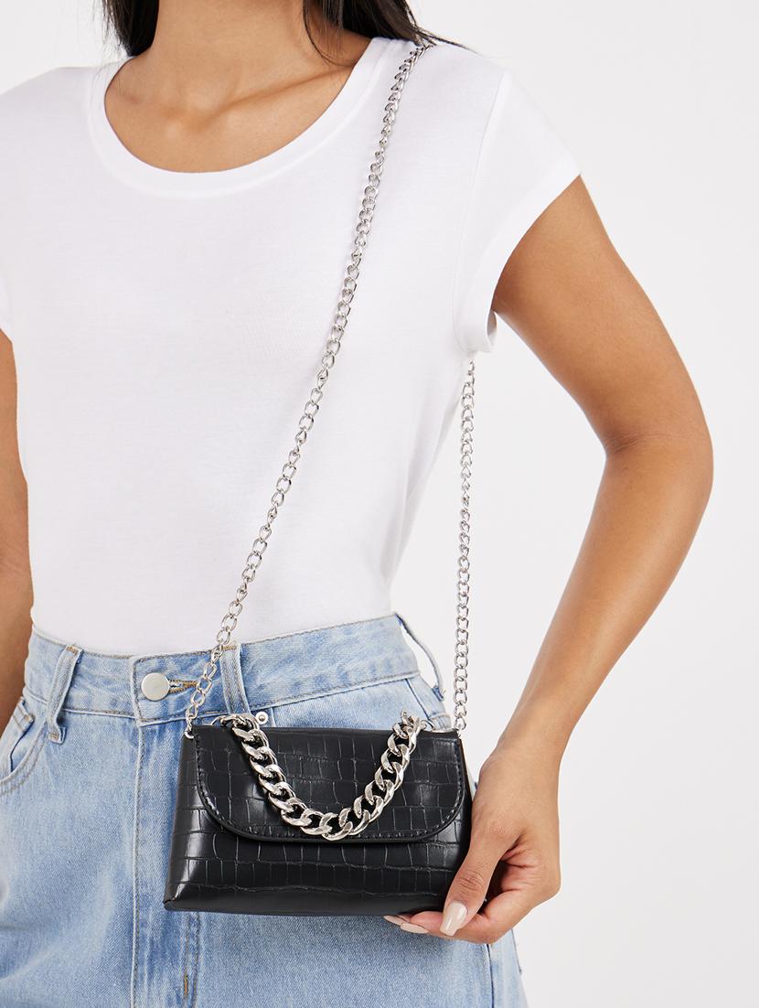 women leather sling bag - 21145199 - Standard Image - 4