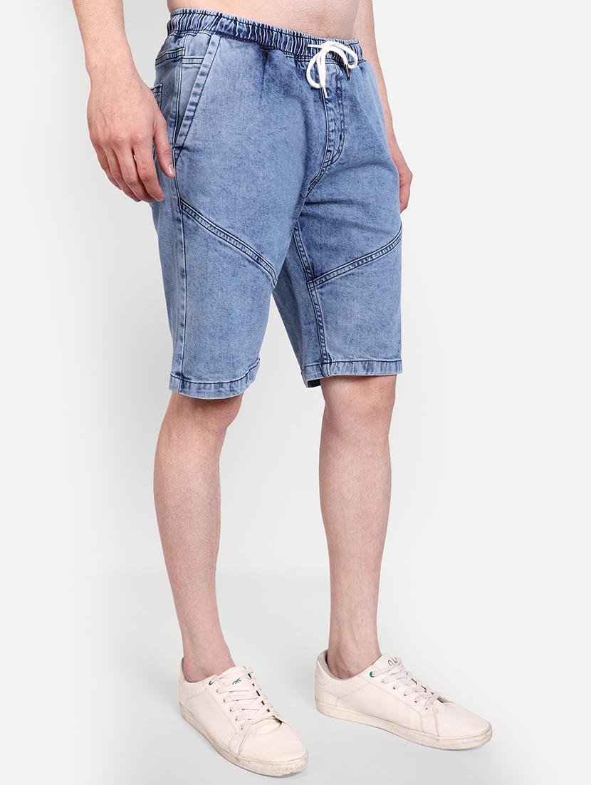 men light blue denim shorts - 21145248 -  Standard Image - 1