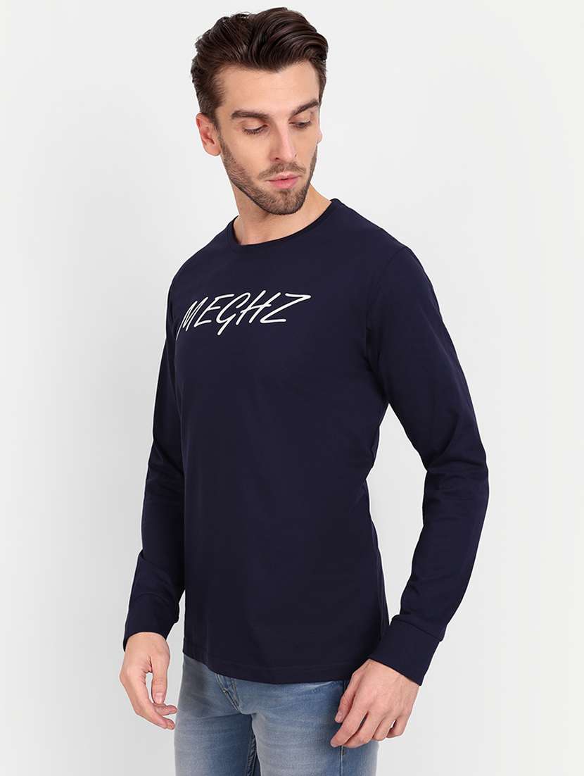 men long sleeves round neck t-shirt - 21145292 -  Standard Image - 1