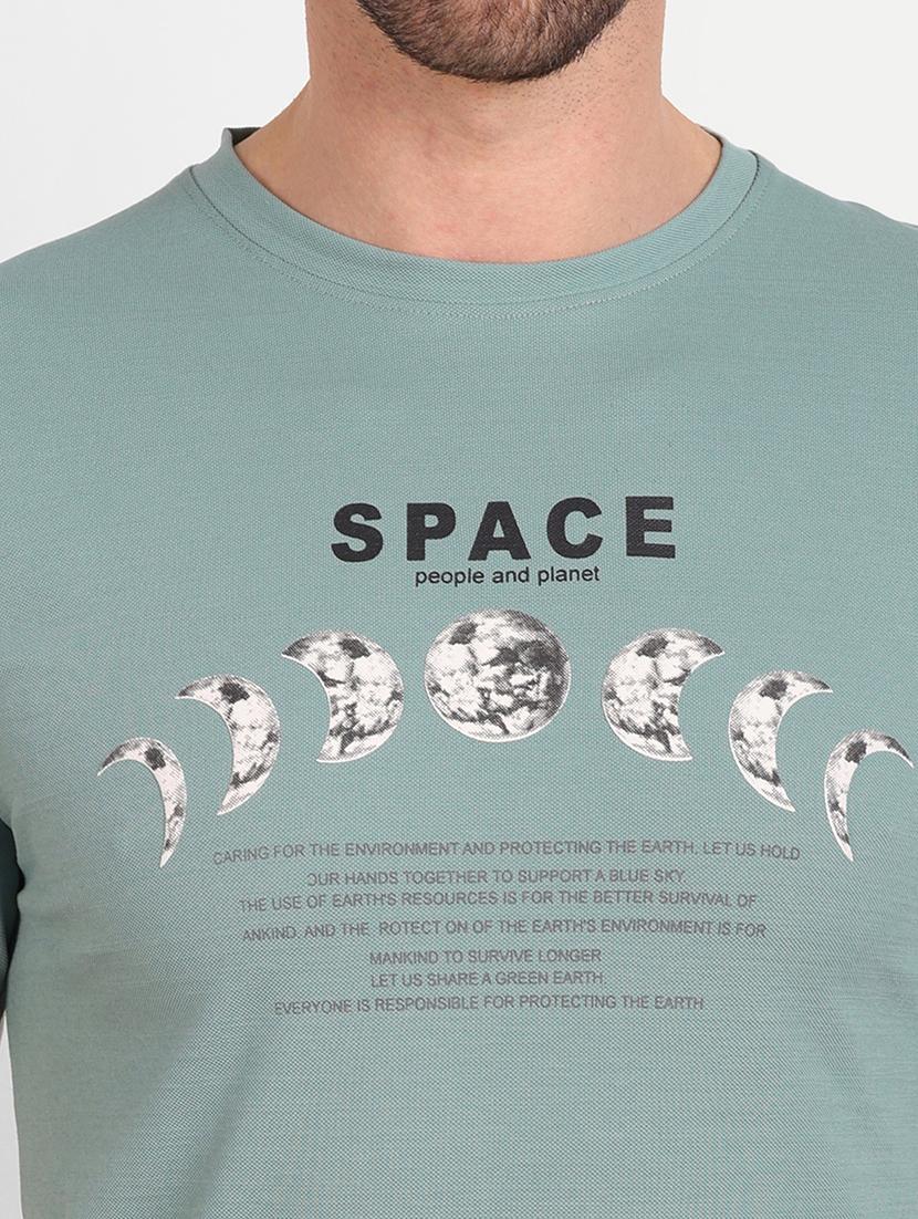 men chest print short sleeve t-shirt - 21145296 - Standard Image - 4