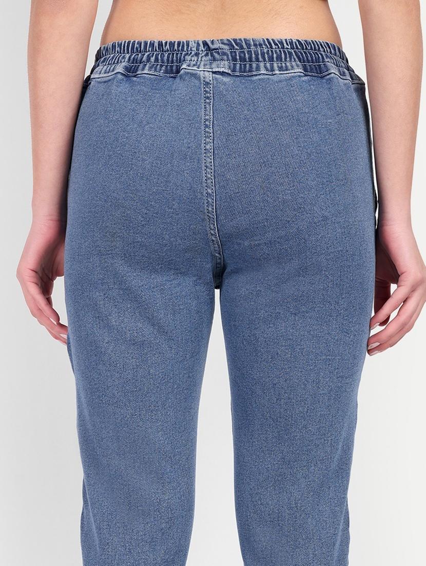 women solid mid rise jogger - 21145481 - Standard Image - 4