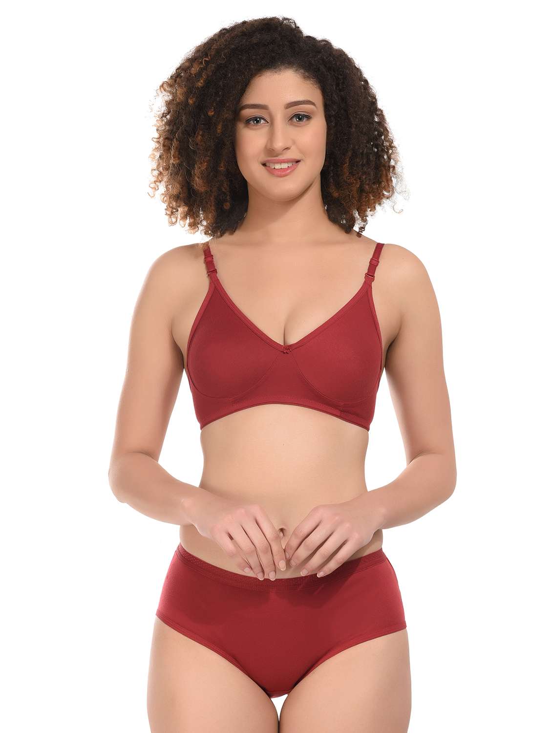 pack of 2 multi coloured hosiery bra and panty set - 21145540 -  Standard Image - 4