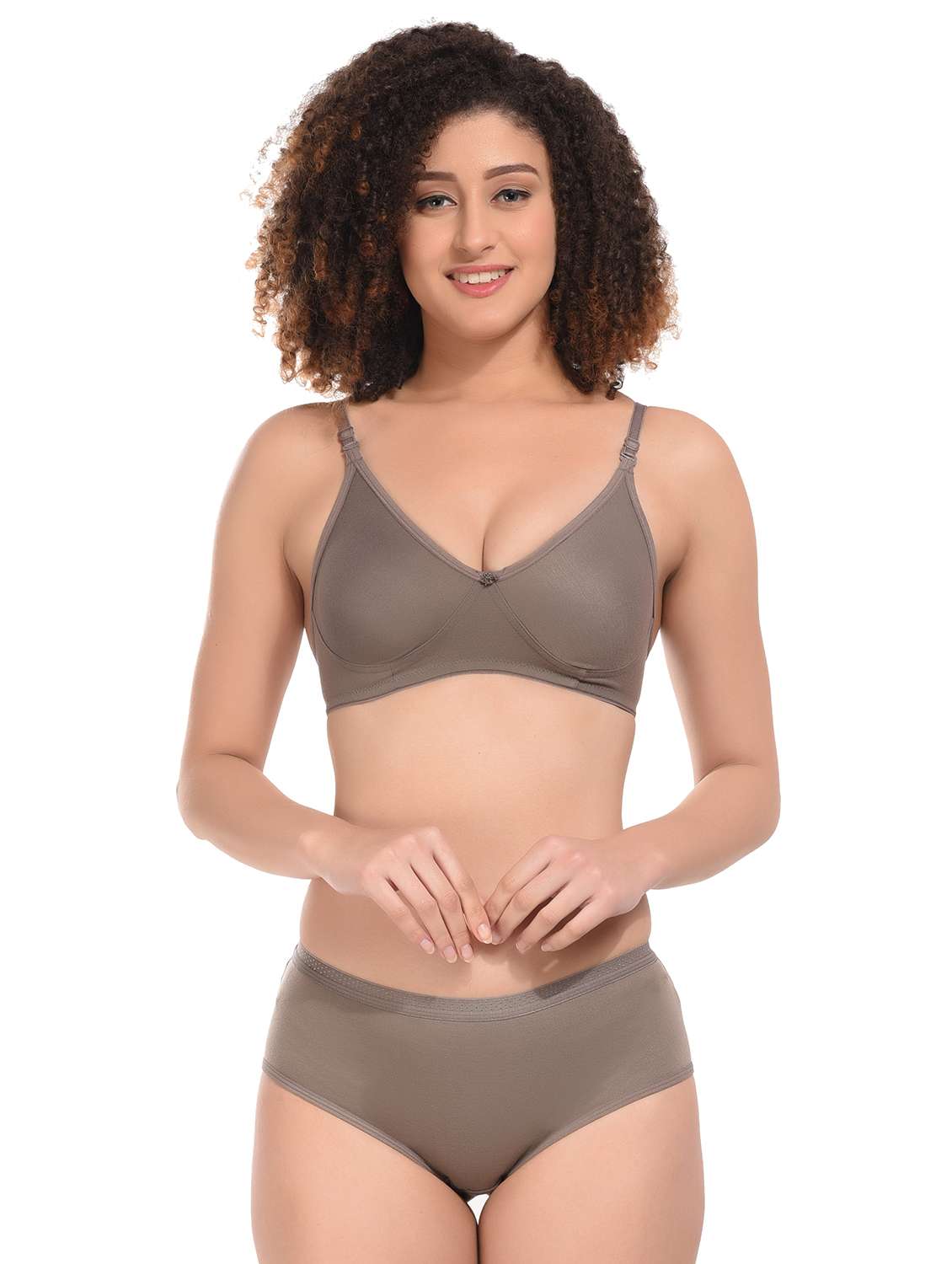 pack of 2 multi coloured hosiery bra and panty set - 21145543 -  Standard Image - 1