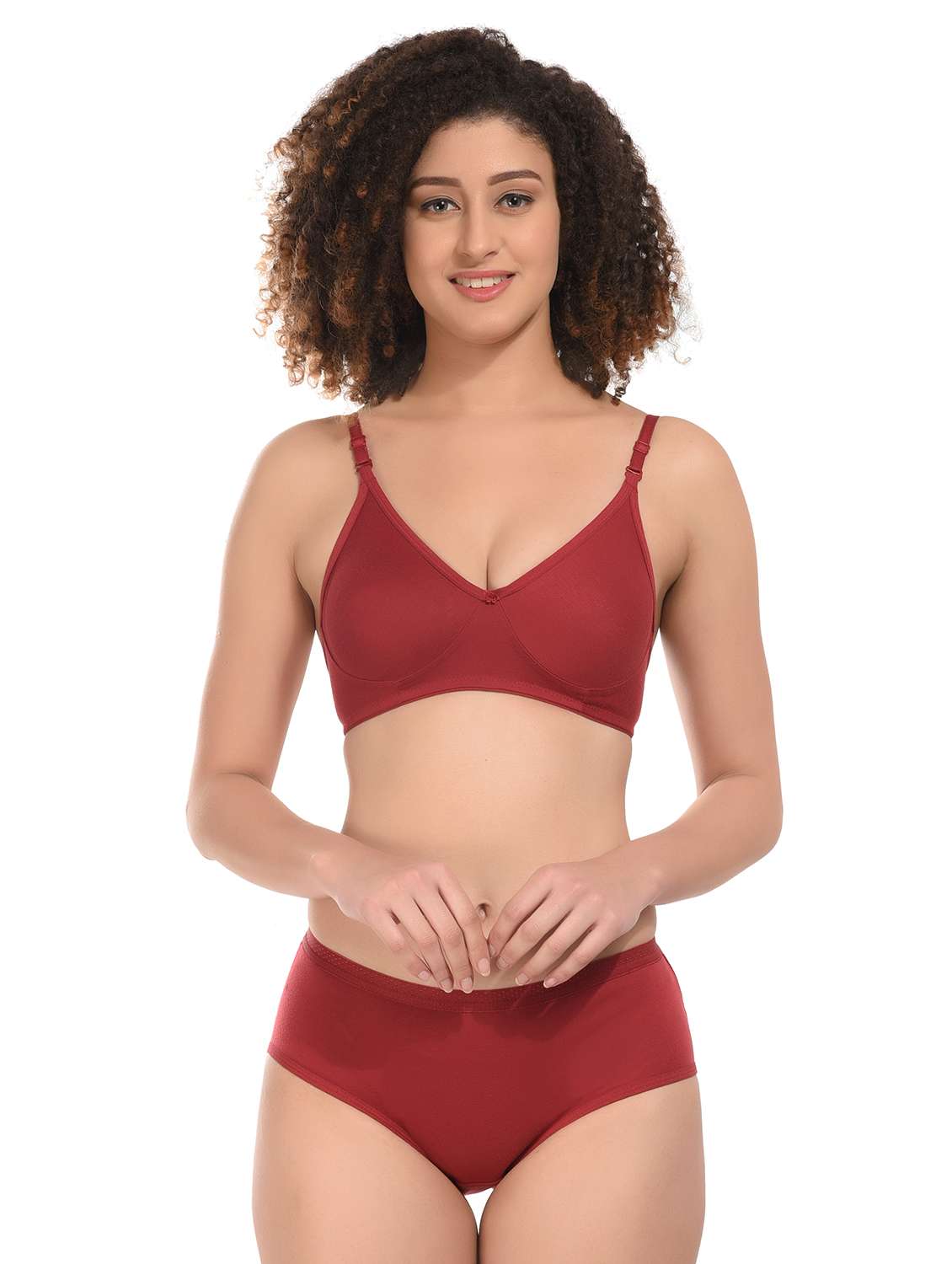 pack of 2 multi coloured hosiery bra and panty set - 21145547 -  Standard Image - 4