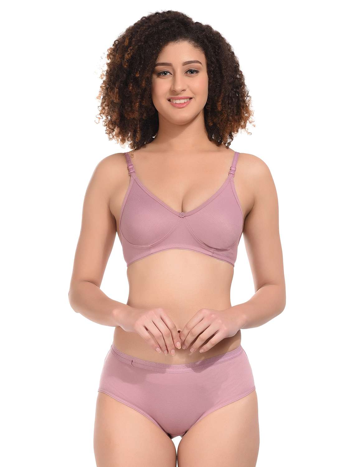 pack of 2 multi coloured hosiery bra and panty set - 21145549 -  Standard Image - 4