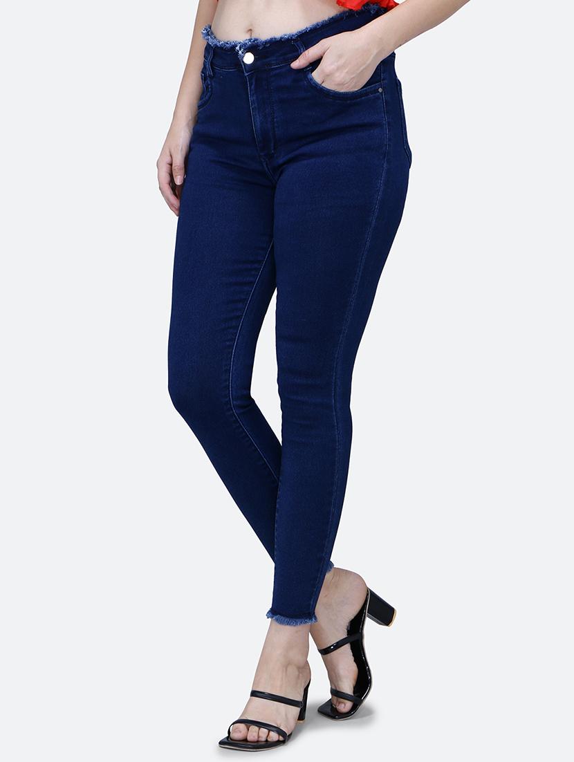 solid blue denim jeans - 21145781 -  Standard Image - 1