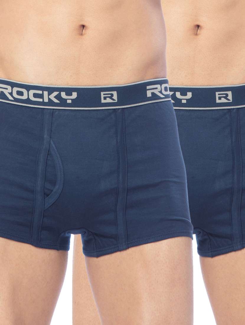 blue cotton brief
