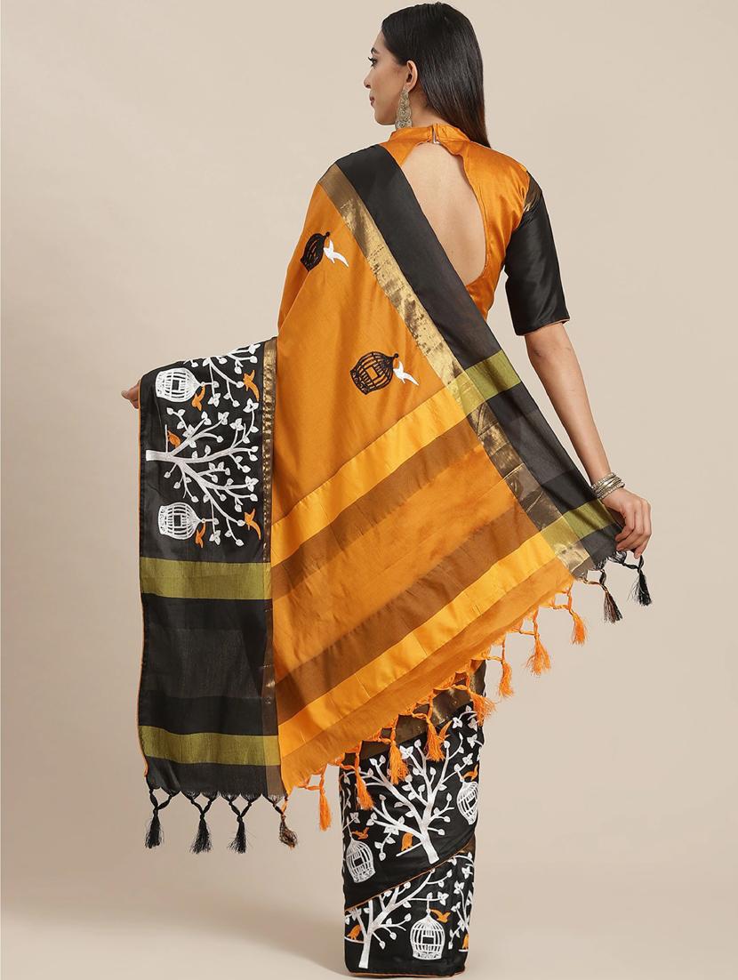 women embroidered handloom saree - 21148508 - Standard Image - 1