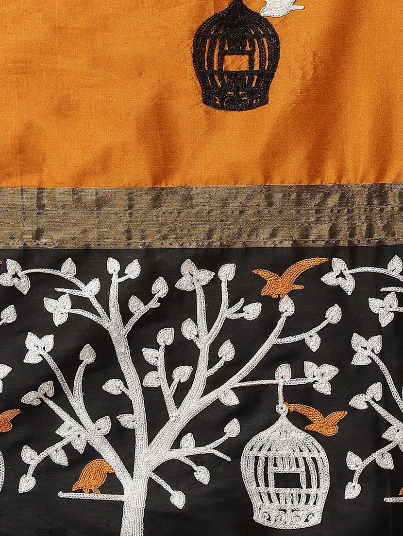 women embroidered handloom saree - 21148508 - Standard Image - 4