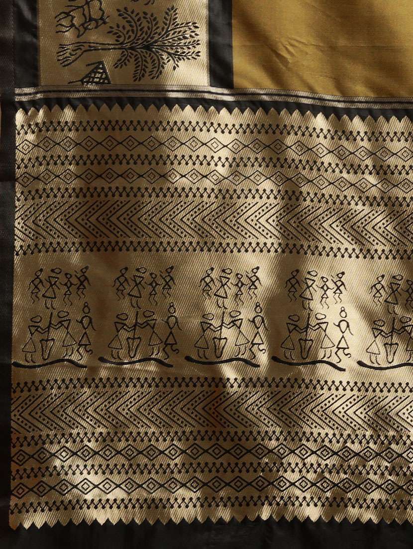 yellow cotton silk mysore saree - 21148645 -  Standard Image - 4